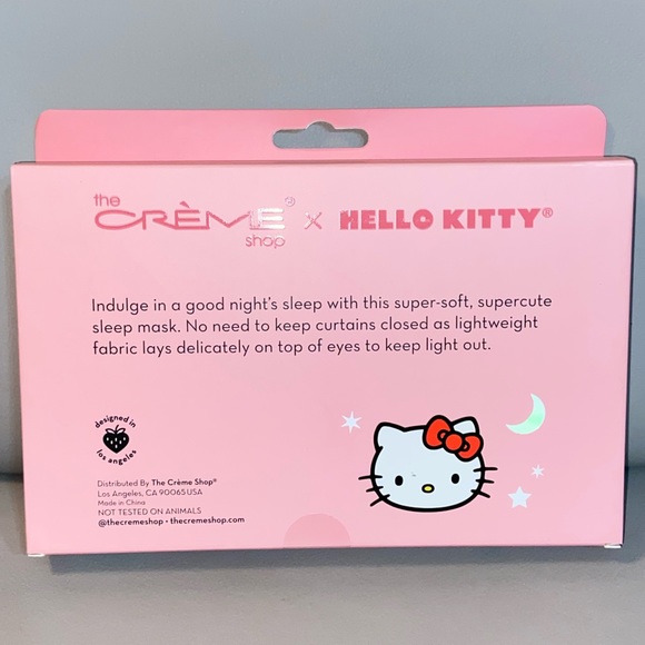 Sanrio Hello Kitty Starry Night Silky Sleep Mask - Picture 3 of 5